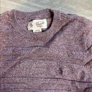 Original Penguin Maroon Crewneck Sweater